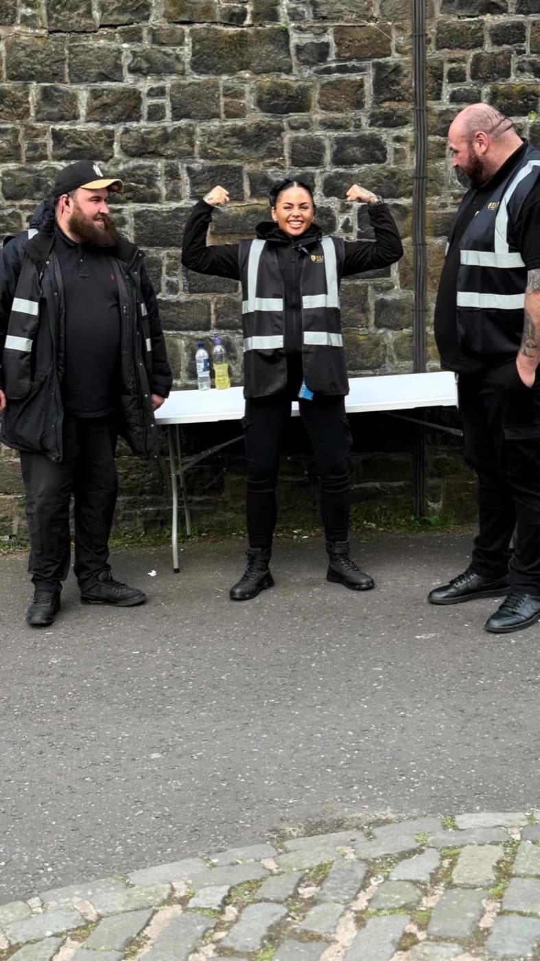 Entry checkpoint screening at a venue